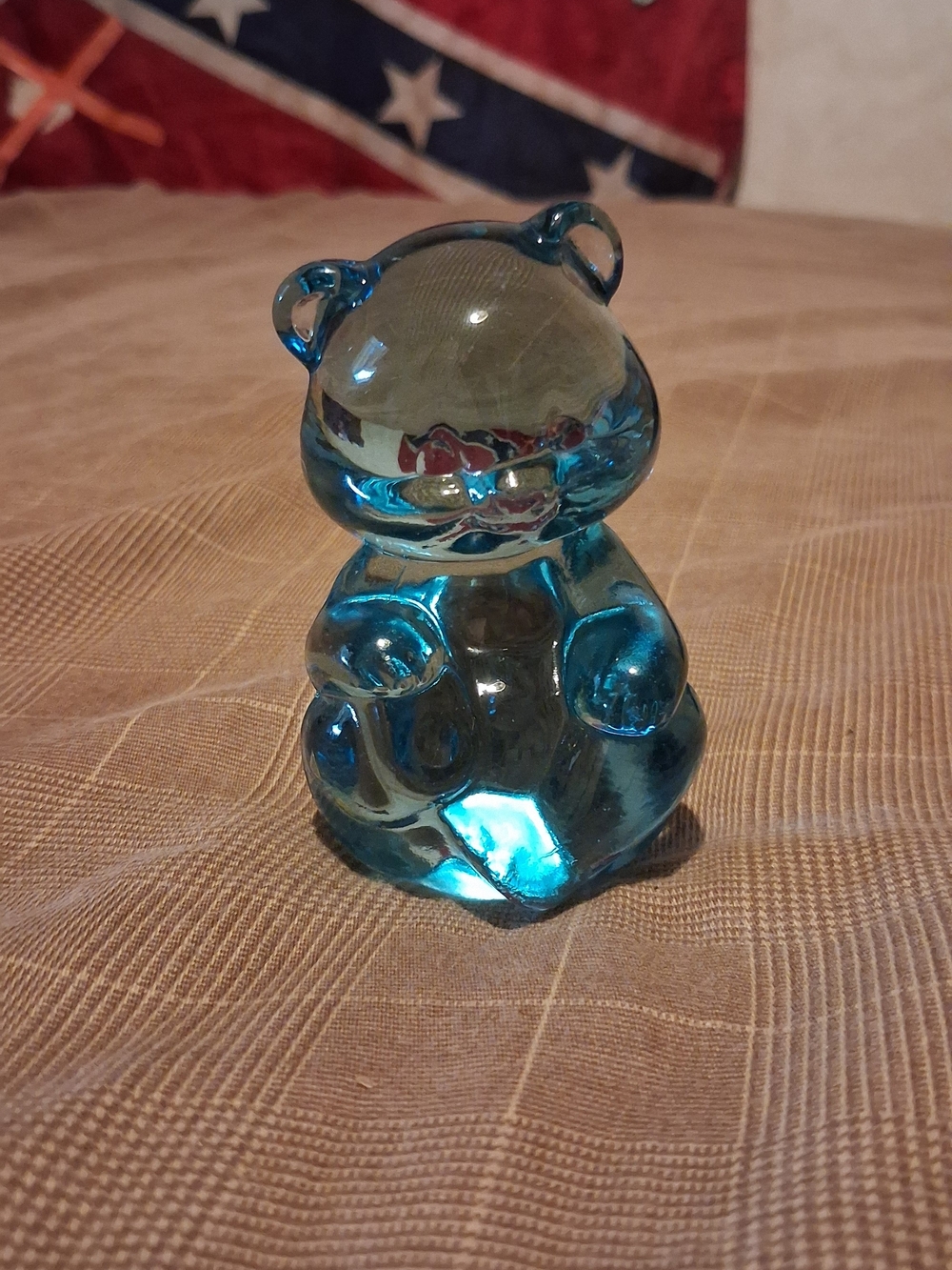 Fenton Seating Teddy Bear Figurine